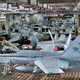 Illustration for article titled Check Out The Crowded Hangar Bay Aboard The Carrier USS iDwight D. Eisenhower /i